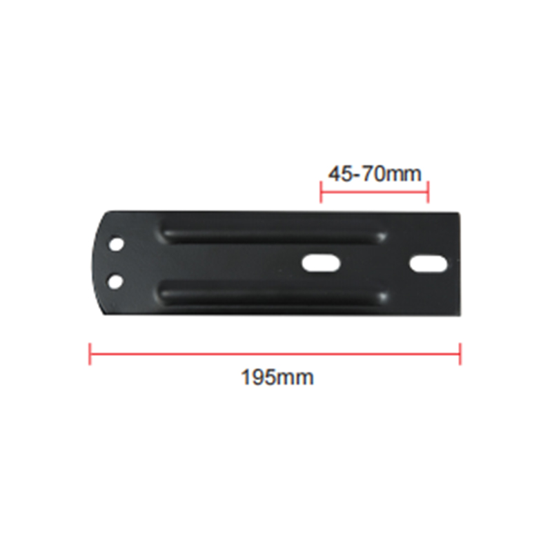 452.4g Double Hole Design Handrail Support Column na may naka-embed na bakal na plate base A-06