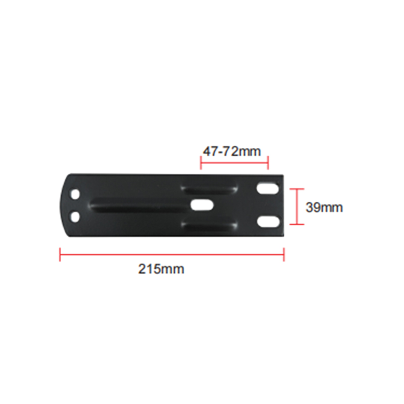 496.7g Three-Hole Steel Plate Base na naka-embed na Iron Plate Handrail Haligi Bottom Plate Accessories A-07