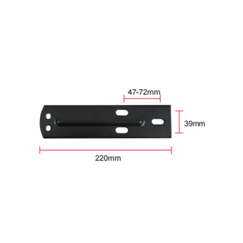 509.8G Three-Hole Steel Plate Handrail Column Embedded Steel Plate A-08