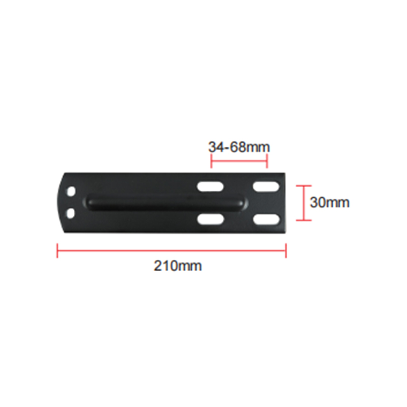 Pangunahing Iron na naka-embed na Plate Handrail Accessories 4 Holes A-14 Steel Plate