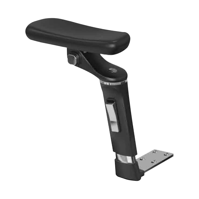 309-5D (Button Bersyon) 5D Hardware Chrome-Plated Black Adjustable Armrest Parts