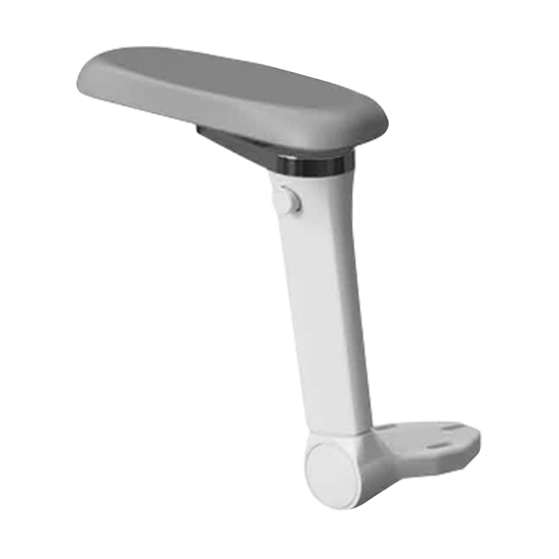 711-5d Grey Chrome Aluminum Gaming Chair Chair 5d Armrest