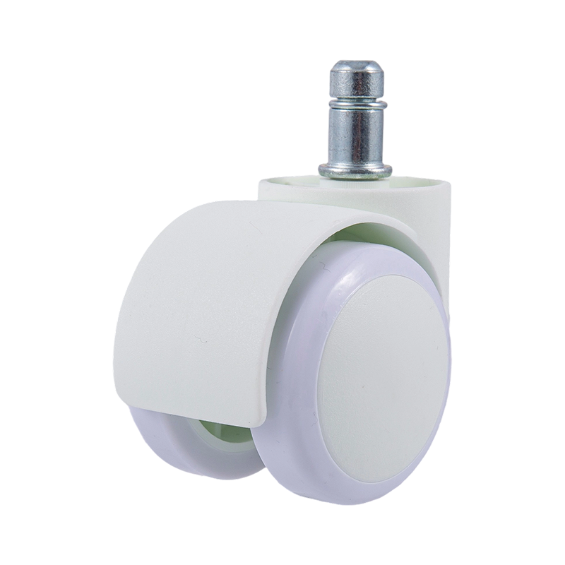 Universal caster accessories para sa mga upuan ng mga bata Positive buong puting PU pressure wheel