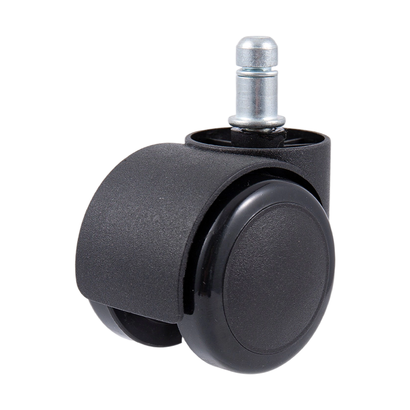 50/38 Black Pu Wheel Universal Caster Accessories para sa mga upuan sa opisina